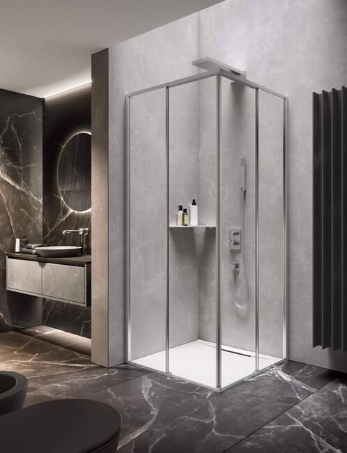 La cabine de douche minimale innovante La cabine de douche minimale innovante