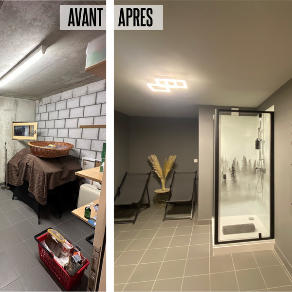 Renovation de salle de bain avant apres