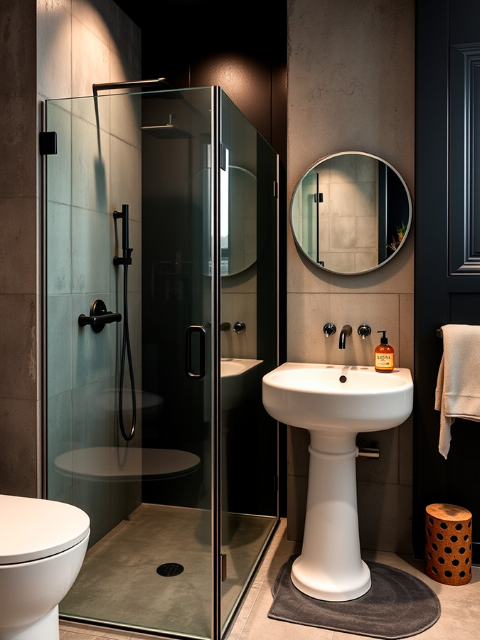 Salle de bain de style industriel Salle de bain de style industriel