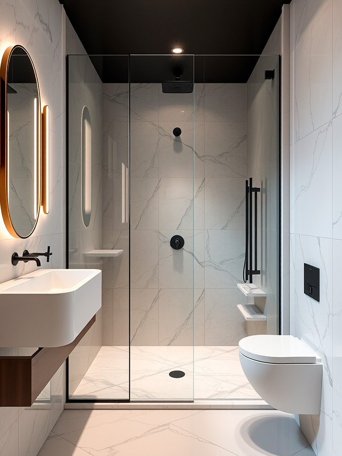 Salle de bain de style Lux Moderne Salle de bain de style Lux Moderne