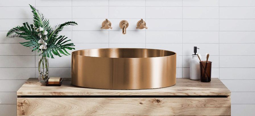 Lavabo doré Lavabo doré